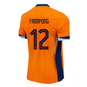 Holland Jeremie Frimpong #12 Replika Hjemmebanetrøje EM 2024 Kortærmet